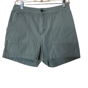 Woolrich Women’s‎ Cotton Utility Shorts Size 6 Olive 4” inseam